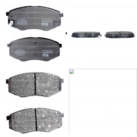 JUEGO PASTILLAS FRENO D1447-8615 Hyundai SONATA NF 2000 THETA 2 G4KD MPI  16 V 2009-2014