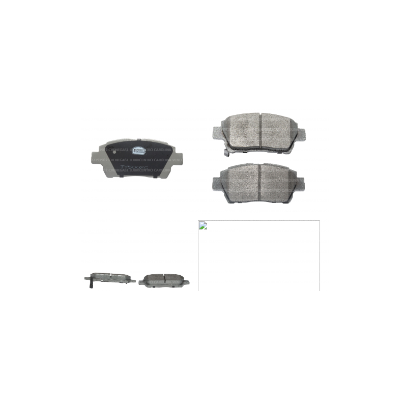 JUEGO PASTILLAS FRENO D822-7695 Toyota COROLLA 1800 1ZZFE ZZE122 16 V 2003-2008 JUEGO PASTILLAS FRENO D822-7695 Toyota COROLLA 1800 1ZZFE ZZE122 16 V 2003-2008