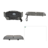 JUEGO PASTILLAS FRENO 7389-D510 Nissan V16 1600 E16E B13  8 V 1993-1997