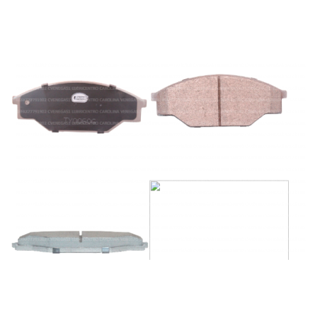 JUEGO PASTILLAS FRENO D303-7205 Toyota HIACE 2400 2L LH61/71  8 V DIESEL 1985-1990