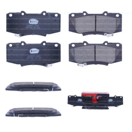 JUEGO PASTILLAS FRENO 8776-D1567 Toyota HILUX 2500 2KD-FTV KUN35  16 V 2WD 2009-2011