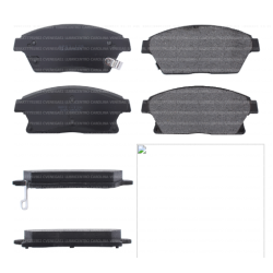 JUEGO PASTILLAS FRENO 8381-D1264 Chevrolet CAPTIVA 2400 A24XE XF LE9  16 V EU5 2011-2018