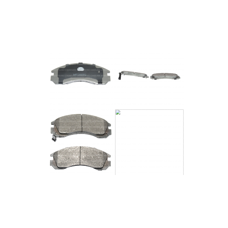 JUEGO PASTILLAS FRENO 7412-D530 Mitsubishi CHALLENGER 2800 4M40T K97WG 1996-1999 JUEGO PASTILLAS FRENO 7412-D530 Mitsubishi CHALLENGER 2800 4M40T K97WG 1996-1999