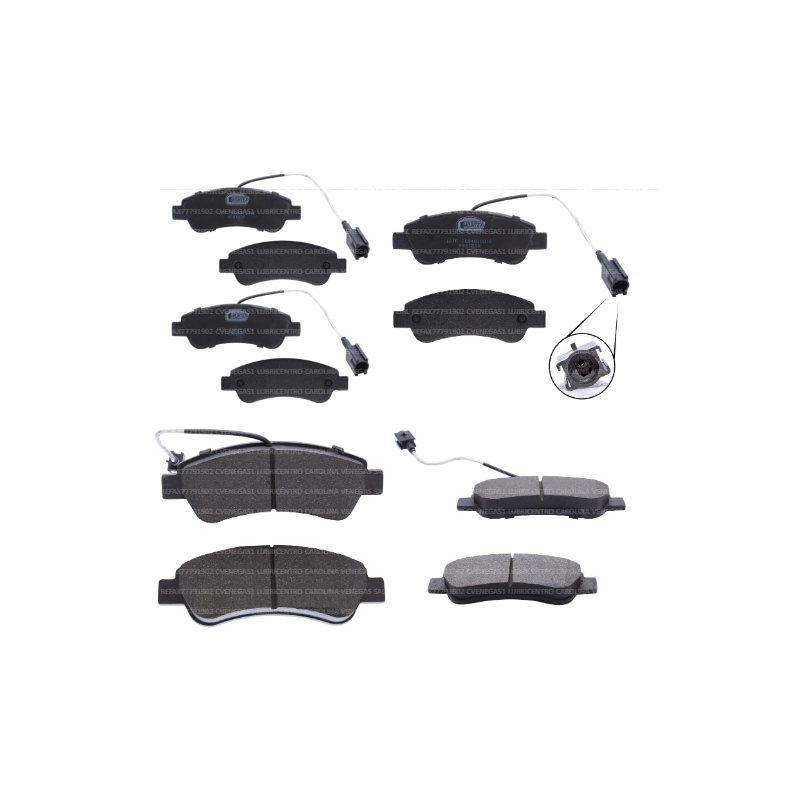 JUEGO PASTILLAS FRENO PN0475W Peugeot BOXER PUMA 2200 22DT DIESEL 2007-2019 JUEGO PASTILLAS FRENO PN0475W Peugeot BOXER PUMA 2200 22DT DIESEL 2007-2019