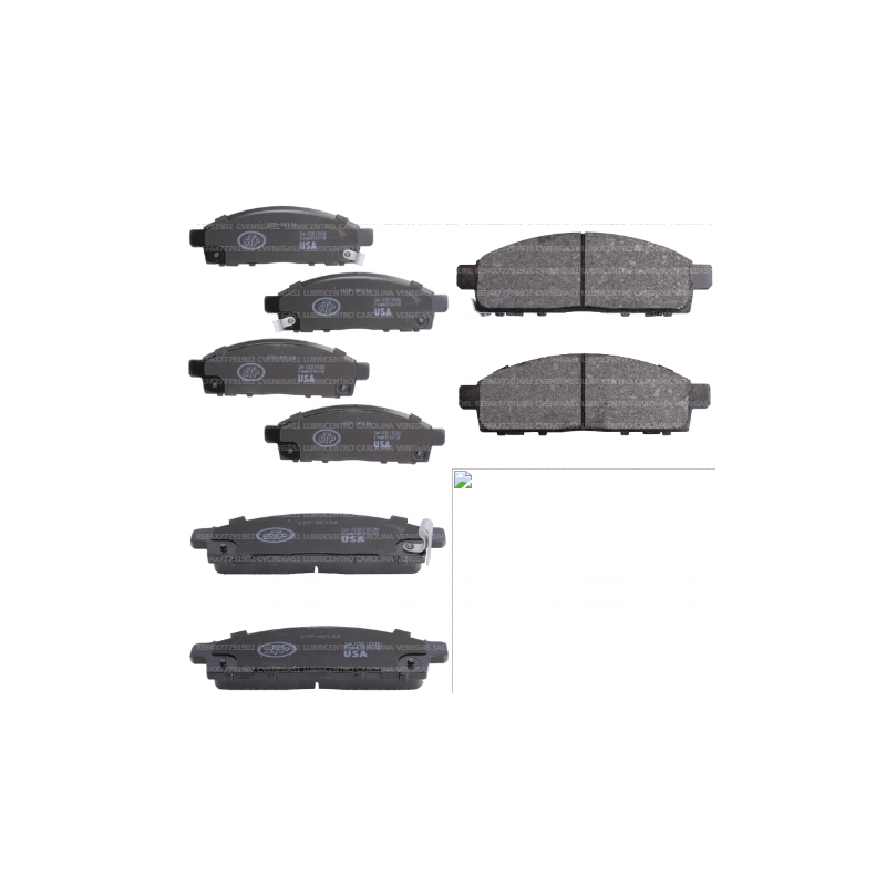 JUEGO PASTILLAS FRENO 8728-D1519 Mitsubishi L200 KATANA 2500 4D56TU KB4T 4WD DID 2013-2016 JUEGO PASTILLAS FRENO 8728-D1519 Mitsubishi L200 KATANA 2500 4D56TU KB4T 4WD DID 2013-2016