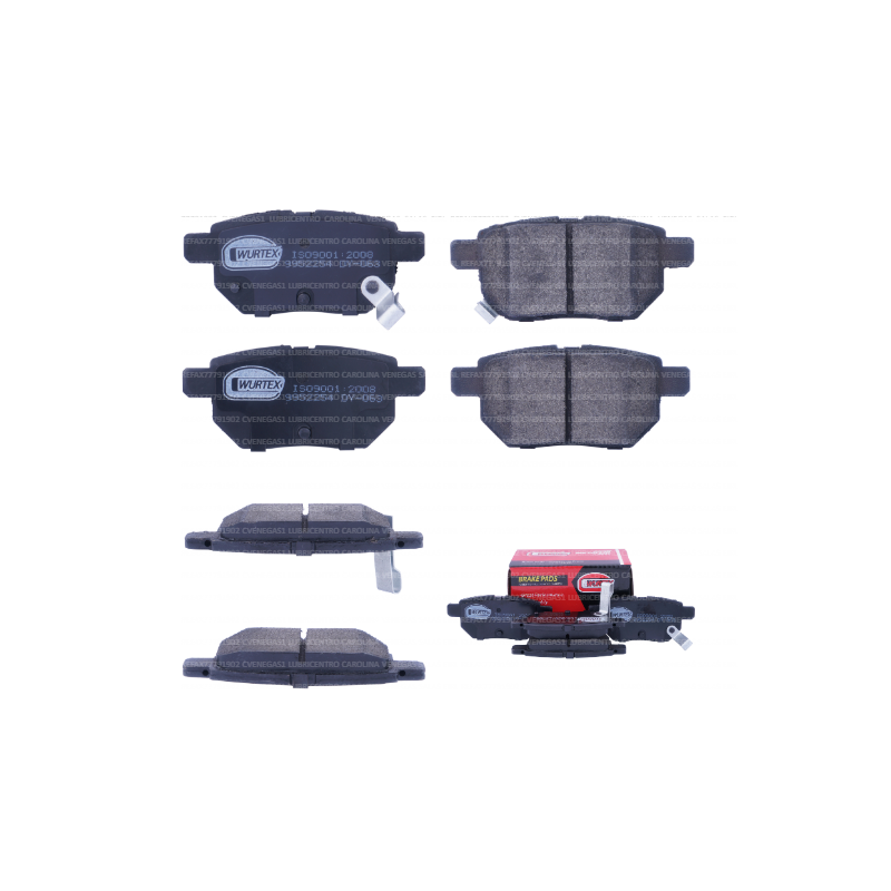 JUEGO PASTILLAS FRENO 8463-D1354 Great Wall VOLEEX C30 1500 GW4G15 2011-2015 JUEGO PASTILLAS FRENO 8463-D1354 Great Wall VOLEEX C30 1500 GW4G15 2011-2015