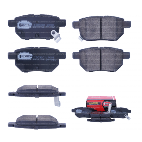 JUEGO PASTILLAS FRENO 8463-D1354 Toyota COROLLA 1800 1ZZFE ZZE142  16 V 2008-2011