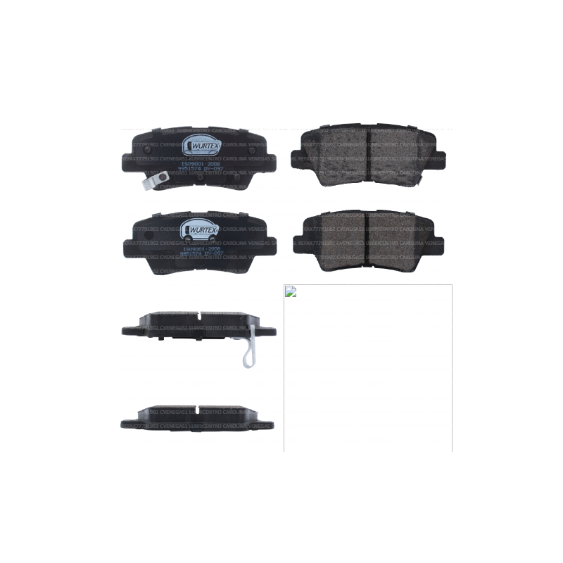 JUEGO PASTILLAS FRENO 8428-D1313 Kia RIO 4C 1400 KAPPA G4LC MPI 16 V CVVT 2017-2019 JUEGO PASTILLAS FRENO 8428-D1313 Kia RIO 4C 1400 KAPPA G4LC MPI 16 V CVVT 2017-2019