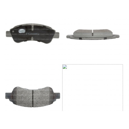 JUEGO PASTILLAS FRENO D1213-8333 Peugeot 207 COMPACT 1400 TU3JP  2007-2013