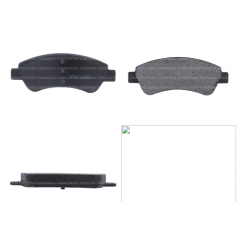 JUEGO PASTILLAS FRENO 80143 Citroen BERLINGO 1600 TU5JP4 NFU 16 V 2004-2005